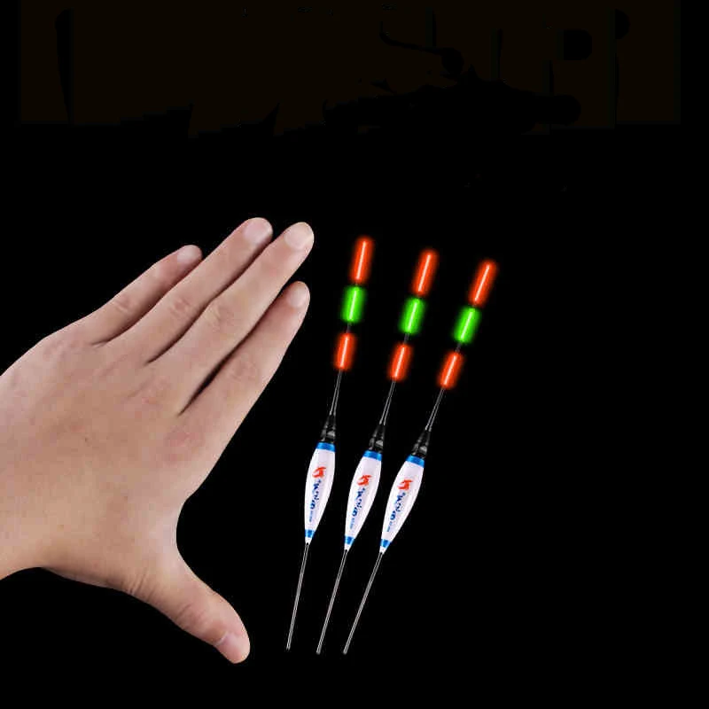 LED Fishing Float Composite Nano Light Electronic Bobber Shallow Water Luminous Glowing Buoy With Battery | Спорт и развлечения