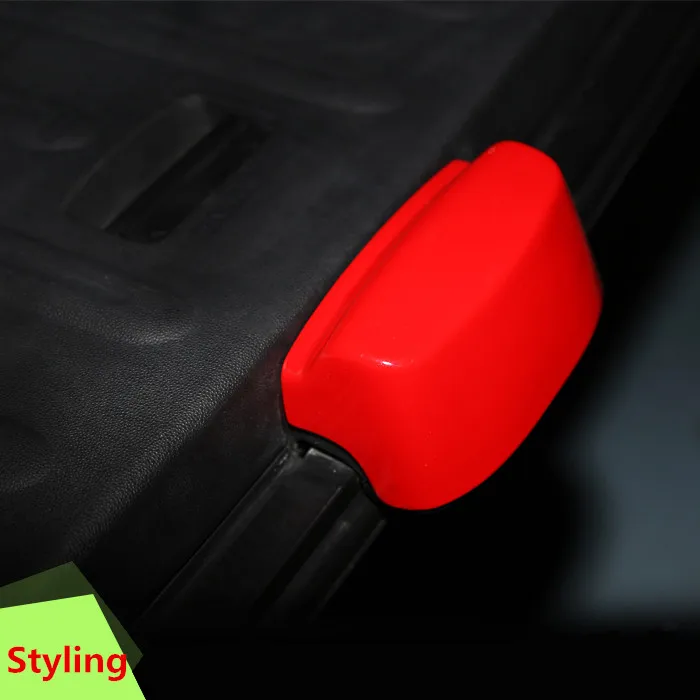 

Red Car Rear Trunk Tail Gate Lock Buckle Sticker Cover for Smart fortwo 2009 2010 2011 2012 2013 2014 Styling Mouldings Trim