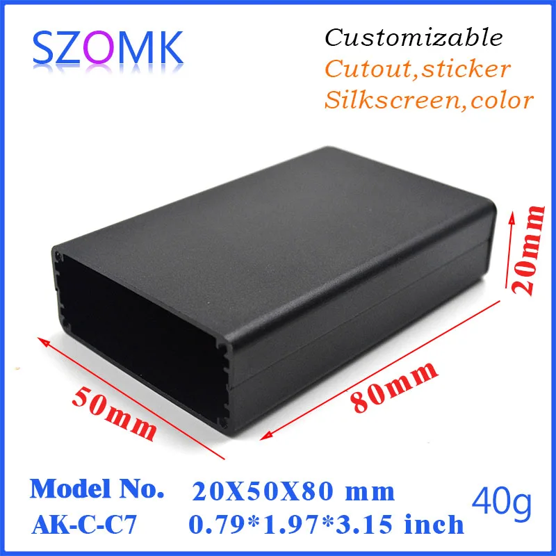 1 шт. алюминиевая стыковка для Электроника szomk 20*50*80 мм|electronic toy|electronic pad and penelectronic