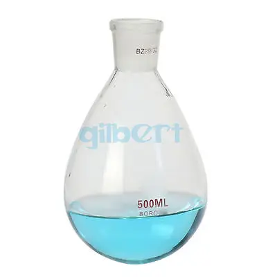 

1000ml 19/26 Quickfit Joint Lab Glass Rotary Evaporator Flask Round-Bottom Ware