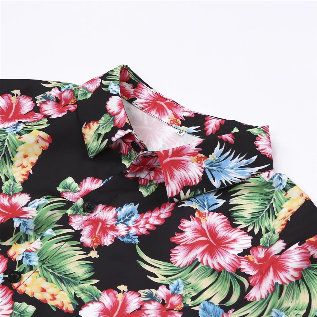 

2019 Newest Men Hawaiian Summer Floral Printed Beach Short Sleeve Camp Shirt Tops Blouse Shirts Men S-XXL