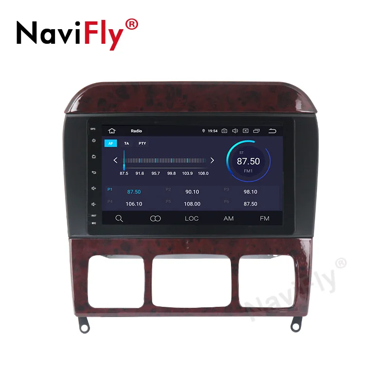 NaviFly ips DSP Мультимедиа Android 9 0 блок для Mercedes/Benz/S280/S320/S350/S400/S500/W220/W215/C S Class