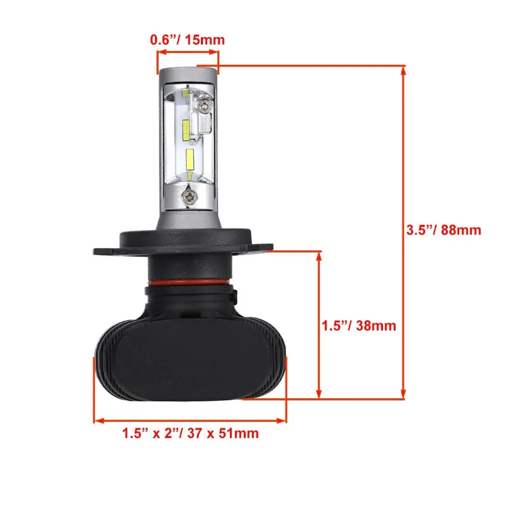 Светодиодный фонарь Oslamp для Nissan Maxima Pathfinder Livina H4 Hi Lo Beam COB Chips автомобильные лампы