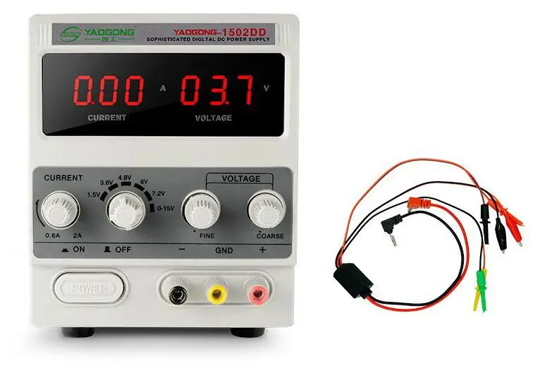 Yaogong 1502DD 15V 2A AC к DC источник питания регулируемый ток светодиодный дисплей для ремонта мобильных телефонов