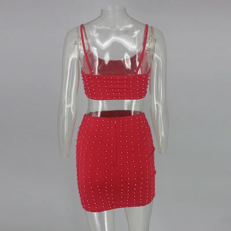 Женское платье двойка с высокой талией и открытой спиной DRESSMECB новинка