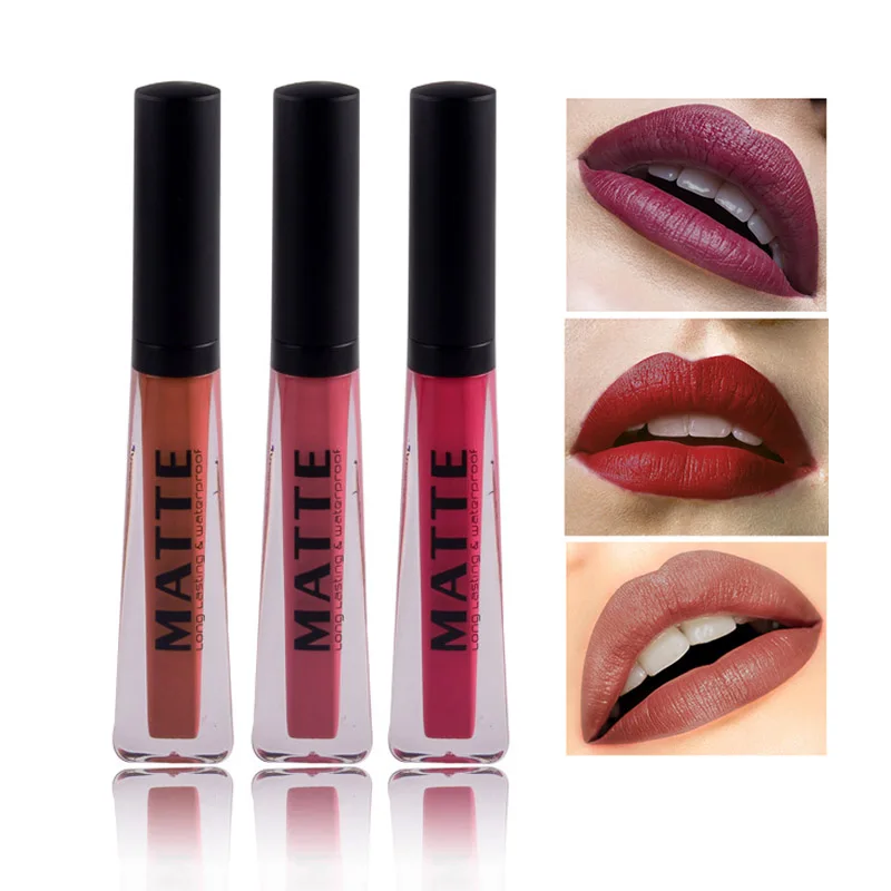 MISS ROSE бренд блеск для губ увлажнитель длительного действия матовый красный