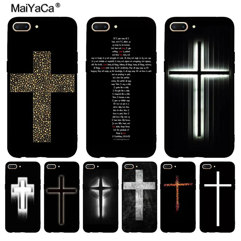 MaiYaCa christian cross Jesus Защитный Мягкий ТПУ мобильный телефон чехол для VIVO X20plus X9s oppo R11 R9