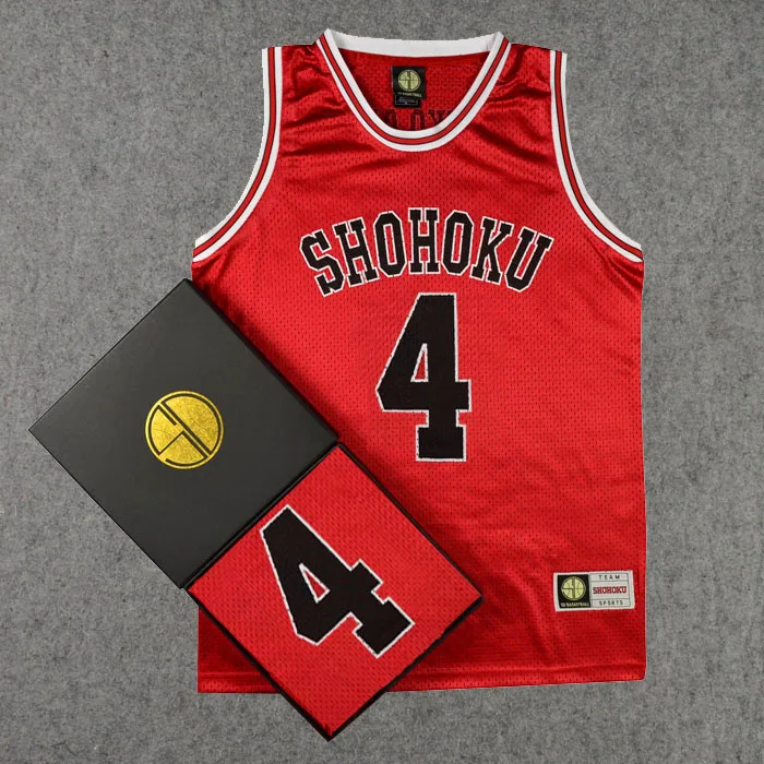 Slam Dunk Shohoku старшая школа № 4 Mitsui Hisashi жилет для косплея баскетбольная