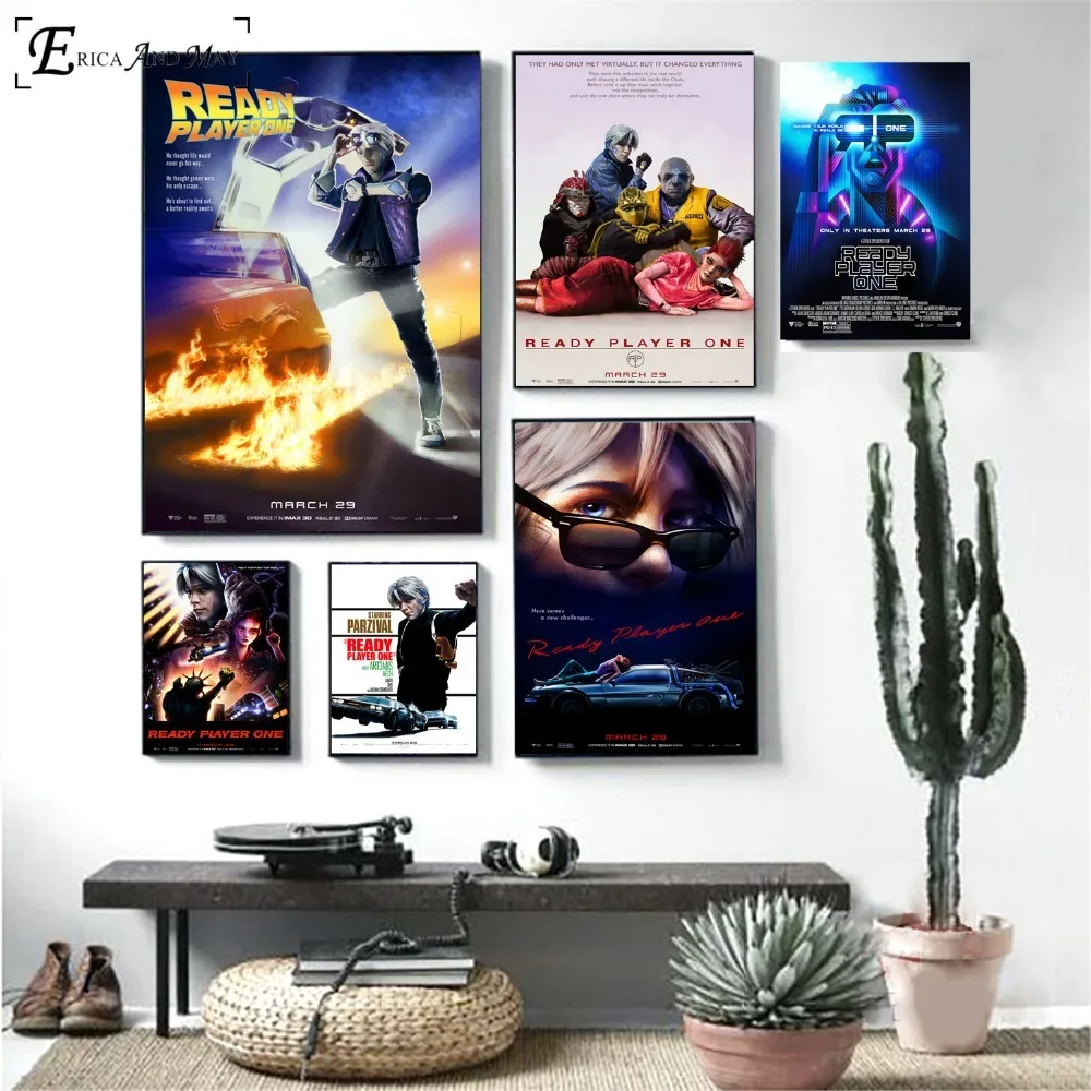 

Ready Player One Recreate Movie Poster And Print Canvas Art Painting Wall Pictures For Living Room Decoration Home Decor