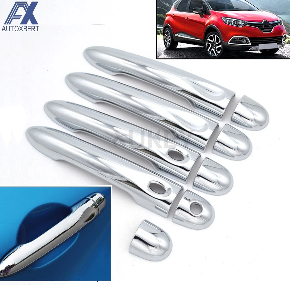 Для всех моделей Renault Captur / Kaptur автомобильный хромированный чехол с ручкой