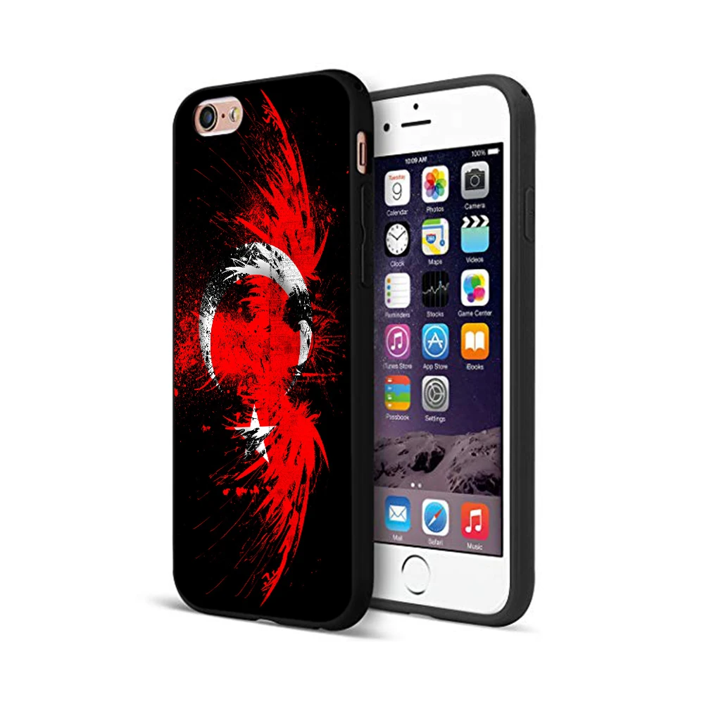 Black tpu case for iphone 5 5s se 6 6s 7 8 plus x 10 silicone cover XR XS 11 pro MAX turkey turkish flag | Мобильные телефоны и