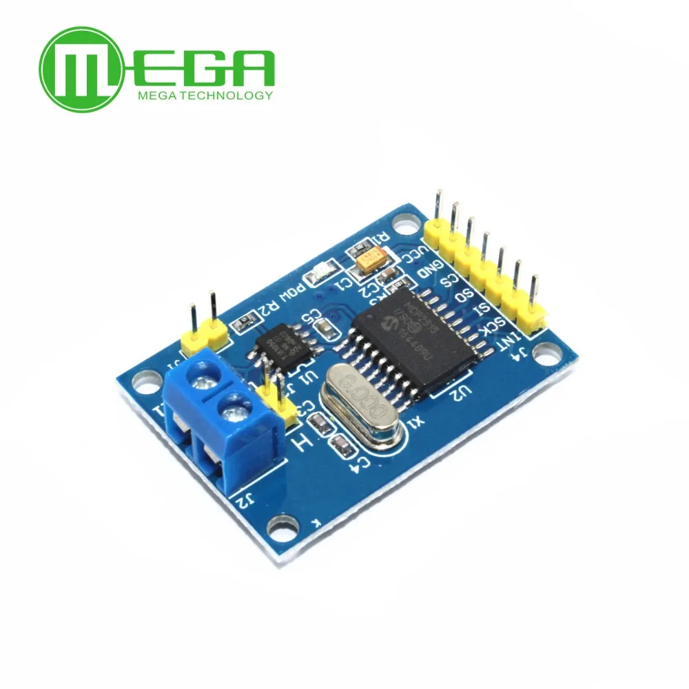 5 шт./лот MCP2515 Модуль CAN Bus TJA1050 приемник SPI для 51 микроконтроллера ARM|spi module|module receiverspi