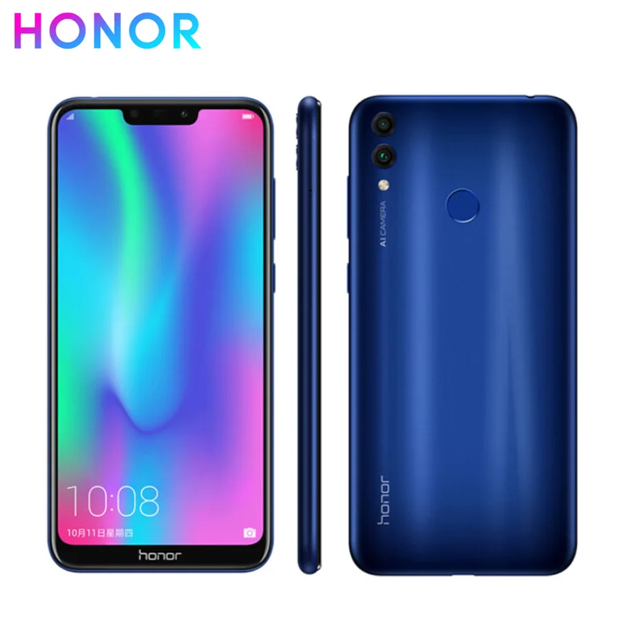 Оригинальный honor 8c мобильный телефон 6 26 &quot4 Гб ОЗУ 32 ПЗУ Snapdragon 832 Android 8 1 13.0MP + 2.0MP