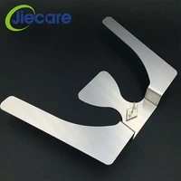 1 pc dental material dental occlusal maxillary casting jaw fox plane plate autoclavable complete full denture stainless steel
