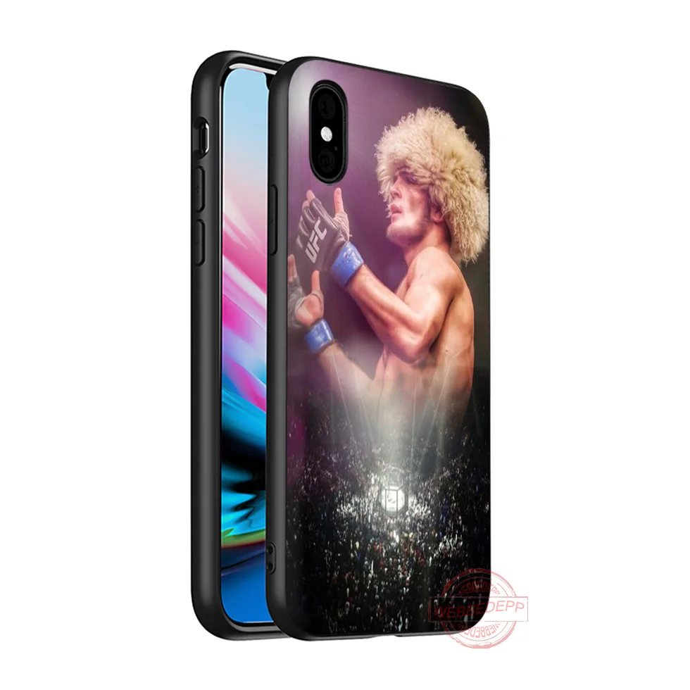 5 WEBBEDEPP Habib Nurmagomedov Мягкий силиконовый чехол для телефона iPhone 5 6 7 8 Plus X XS XR XS Max.11 11peo 11proMax - Цвет: 5