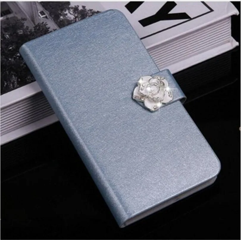 Чехол с откидной подставкой в виде книжки Шелковый чехол для Samsung Galaxy S2 S3 S4 S5 Mini Note
