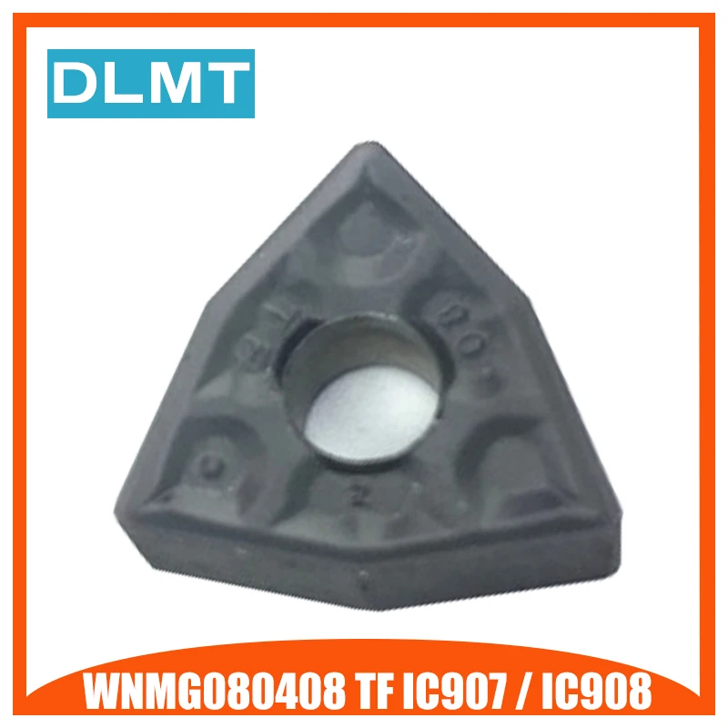 WNMG080408 TF IC907 / IC908 10 шт. внешние токарные инструменты WNMG 080408 карбидная вставка для