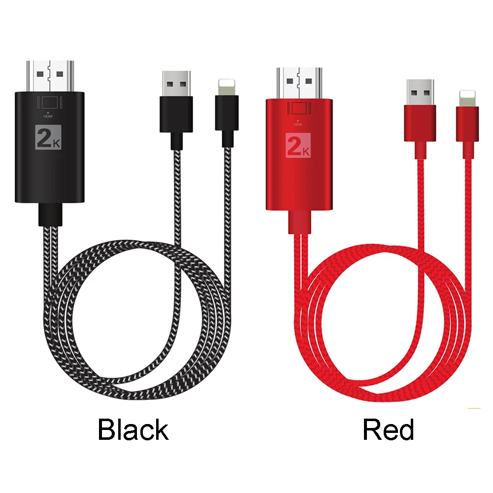 2 K Осветляющий к HDMI конвертер ТВ USB м Кабель адаптер HD tv быстрая передача 1080 P