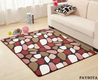 paysota machine wash coral velvet carpet living room tea table carpet bedroom carpet rectangular mat