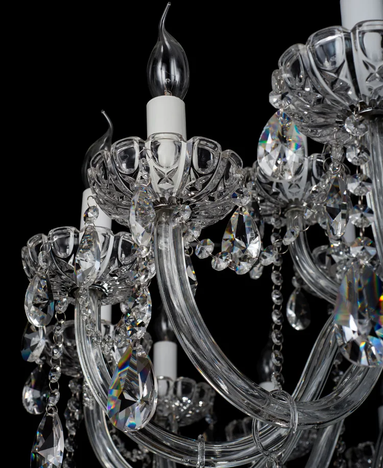 Новый европейский стиль Хрустальная Подвеска Современная Роскошная лампа для