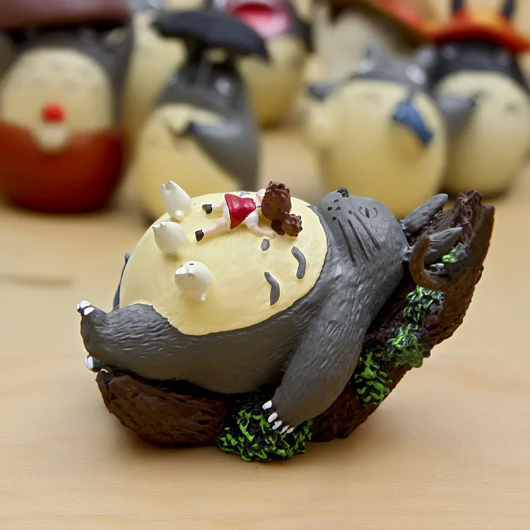 Японское аниме модель Hayao Miyazaki Мой сосед Тоторо и Мэй 9 см полимерная ПВХ