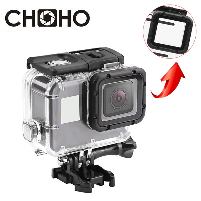 Funda impermeable subacuática para cámara GoPro Hero 5, 6, 7, accesorios de buceo, 40M