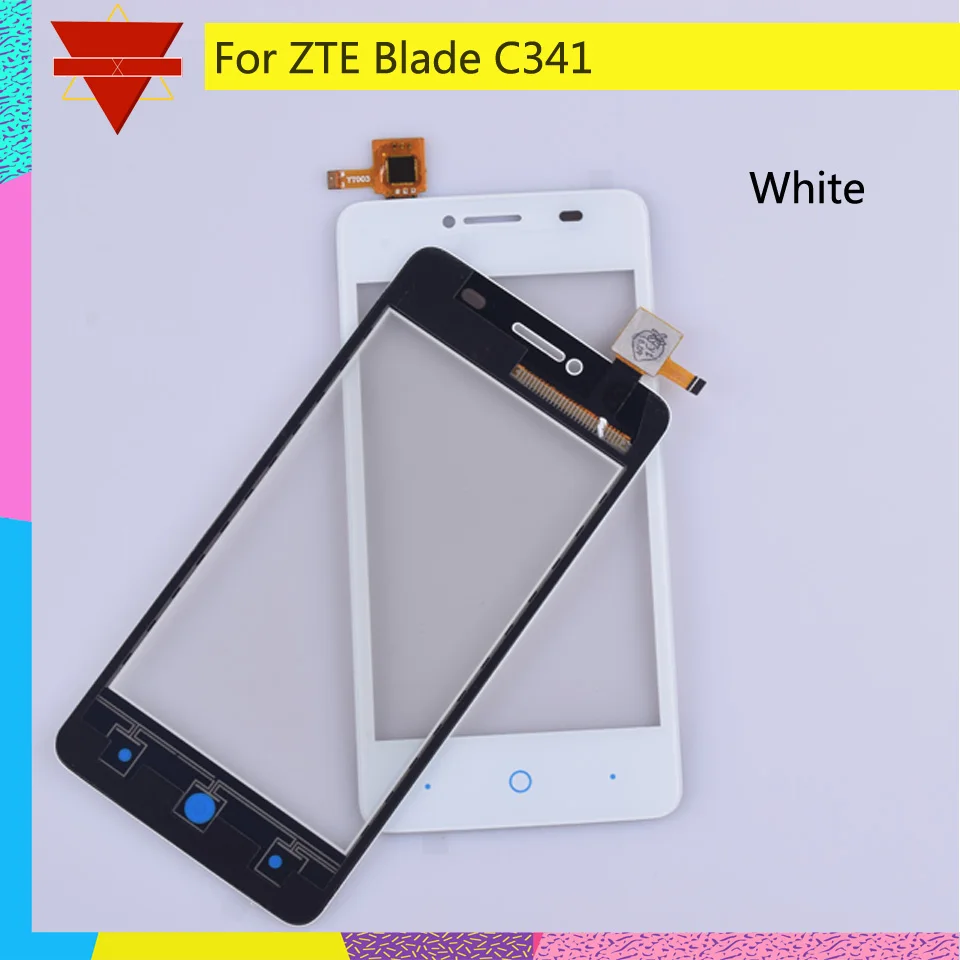 10 шт./лот сенсорный экран дигитайзер для zte Blade C341 C 341 Сенсорная панель Сенсорный