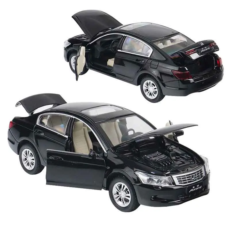 Игрушечные модели машин Honda Accord игрушечные со звуком литой под давлением| |