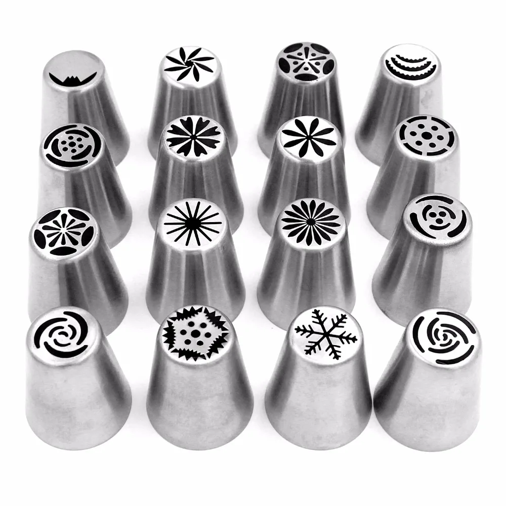 58 шт. стилей сопло из нержавеющей стали для русской глазури кондитерских