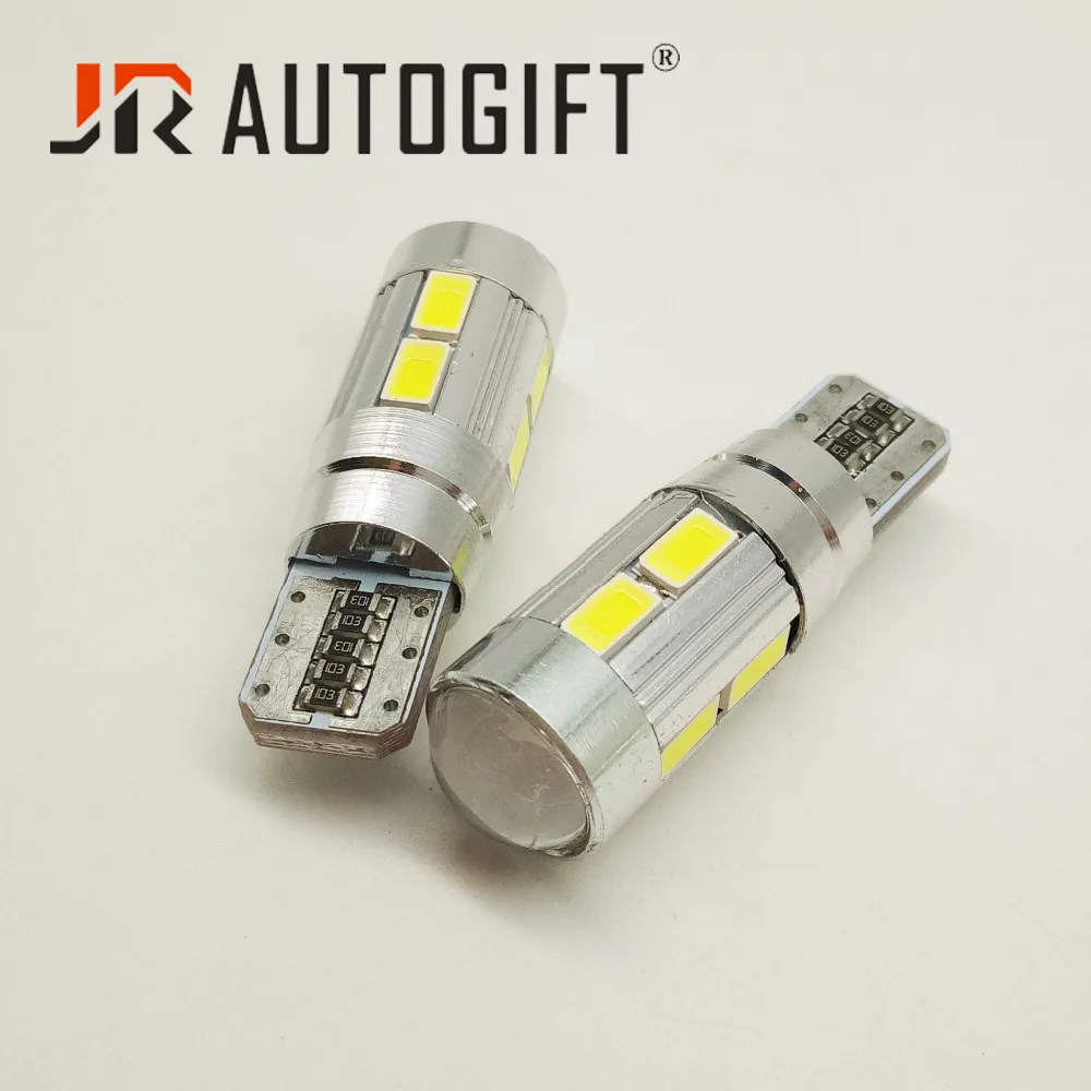 50x автостайлинг Автомобильный светодиодный T10 194 W5W Canbus 10 SMD 5630 Светодиодный ная