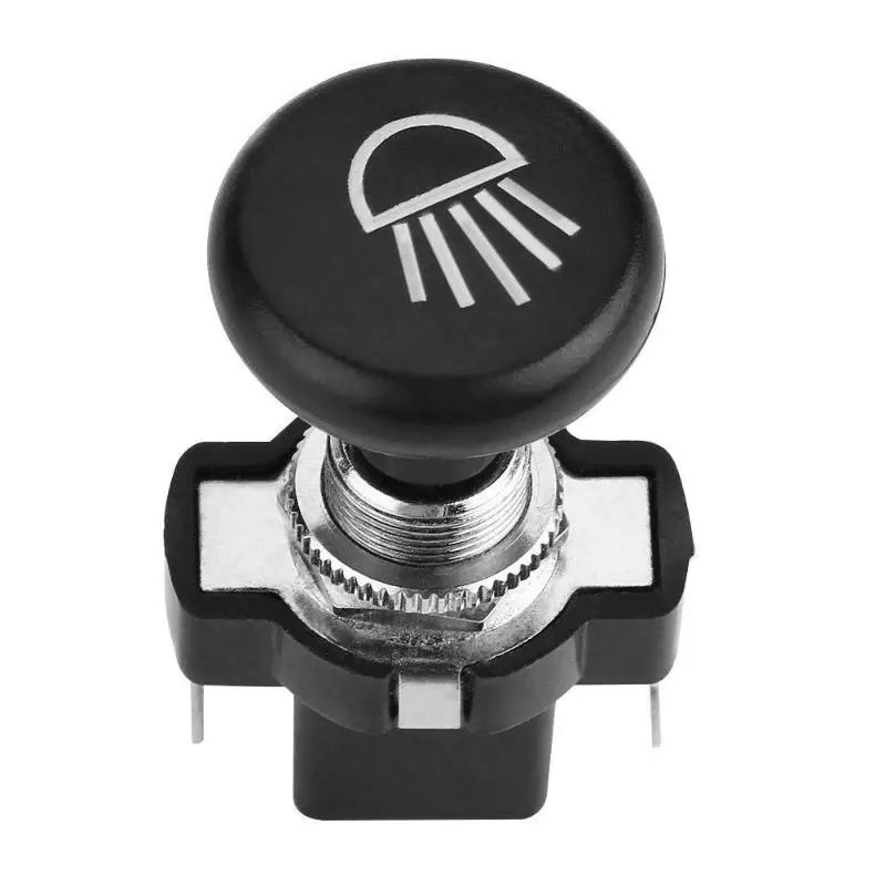 12V Car Black Auto Headlight Push Pull Light Switch for Golf