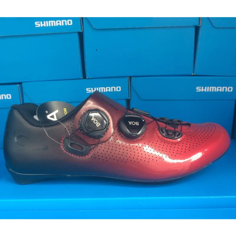 2018 новый оригинальный SHIMANO RC7 SH RC701 углерода шоссейном велосипеде  велосипед обувь белый красные, черные SPD-SL - купить по выгодной цене |  AliExpress