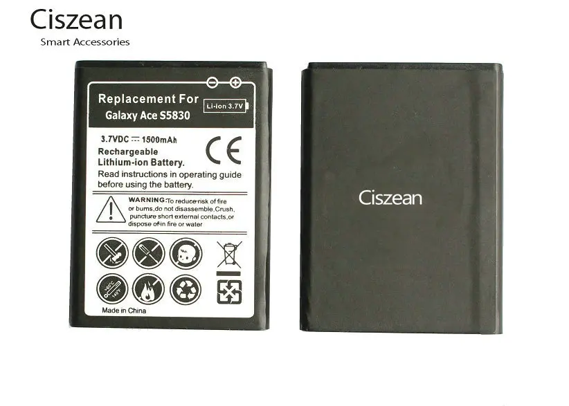2x1500 mAh EB494358VU запасная батарея + зарядное устройство для Samsung Galaxy Ace S5830 S5660 S5670 S7510 i619