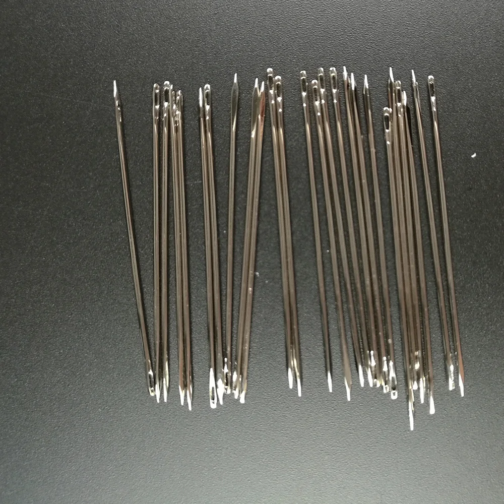 100 шт. швейные иглы для кожи 1 #4 7 см|sewing needles|leather needle sewingneedle sewing |