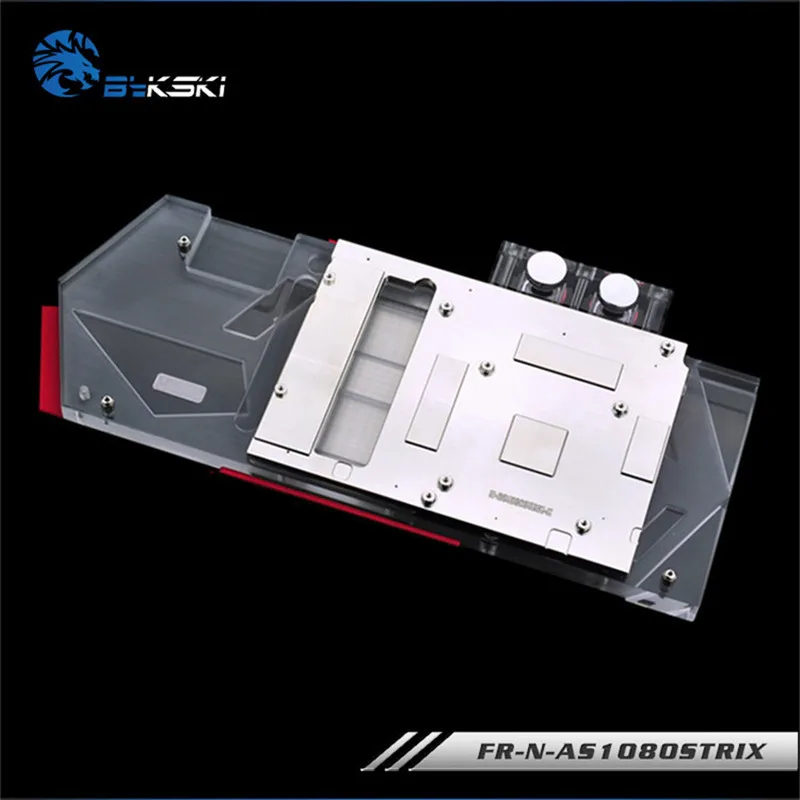 Bykski полный охват GPU Блок воды для VGA ASUS GTX1080TI 1080 1070 видеокарта FR N AS1080STRIX|Кулеры и
