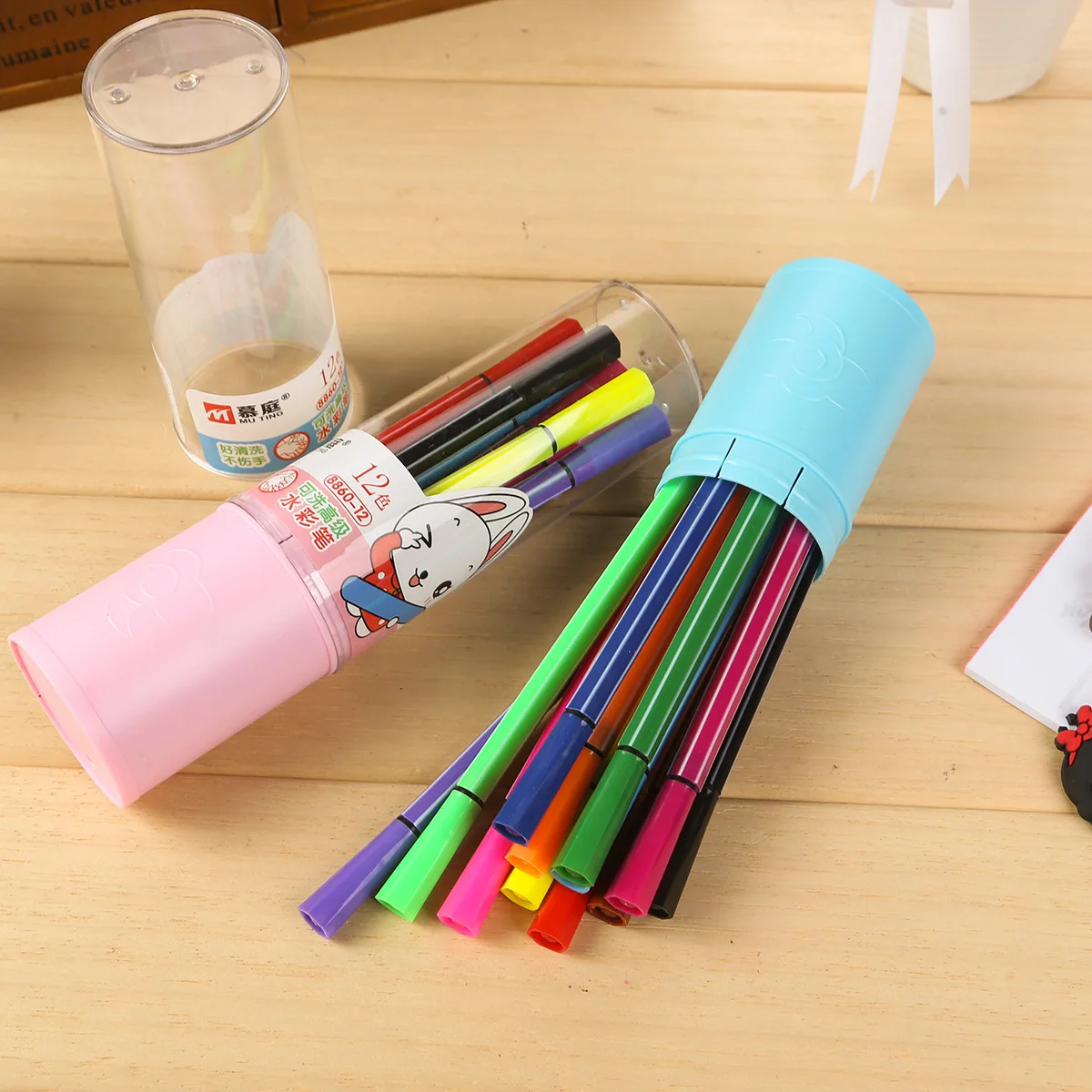 Ручка для рисования акварелью 12 цветов|cartoon drawing tools|color drawingpainting supplies |