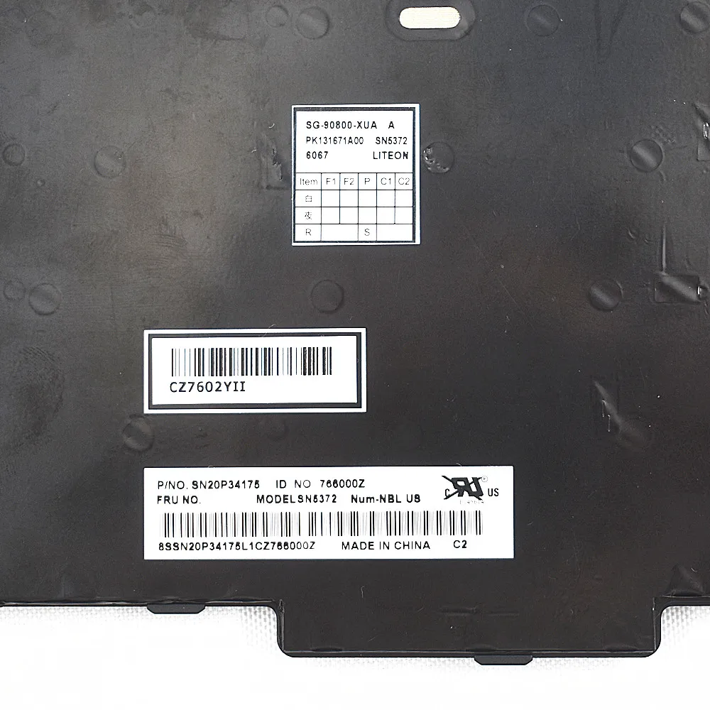 Клавиатура Lenovo ThinkPad E580 L580 US с подсветкой 01YP680 SN5372BL черный|Клавиатуры| |