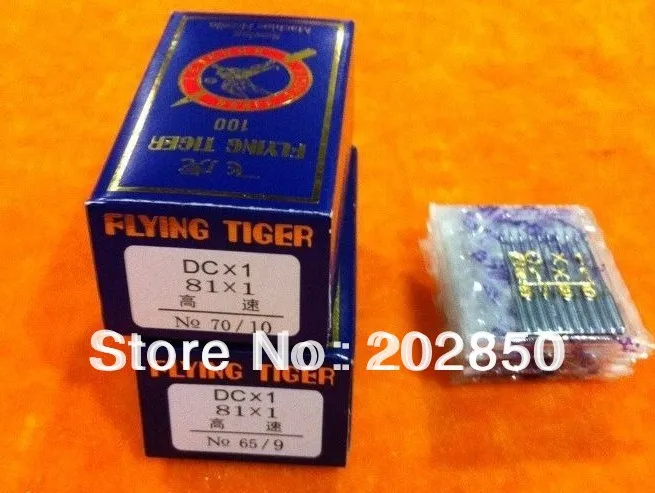 Промышленный оверлок/технические иглы бренд FLYING TIGER DCx1 65/9 500 шт. игл/Лот лучшее