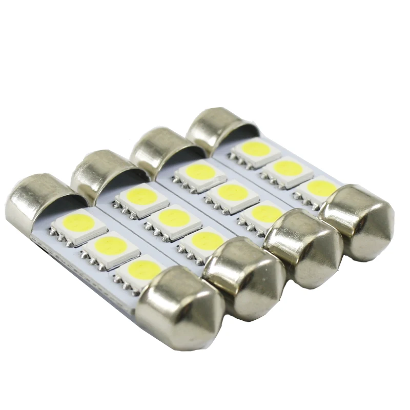 2 x гирлянда C5W LED 36 мм 39 41 лампы для чтения купол свет авто Интерьер DC 12v Белый |