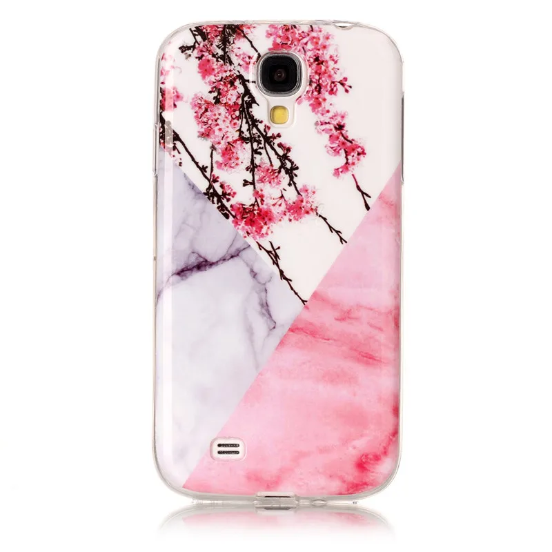 Fashion Color moire Marble Phone Cases for Samsung Galaxy S4 i9500 Cover Coque Smooth Back Capa Fundas |