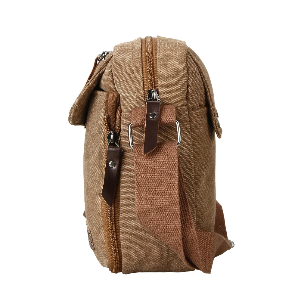 Прямая поставка Для Мужчин's Винтаж холст сумка для ноутбука молния HASP Дизайн