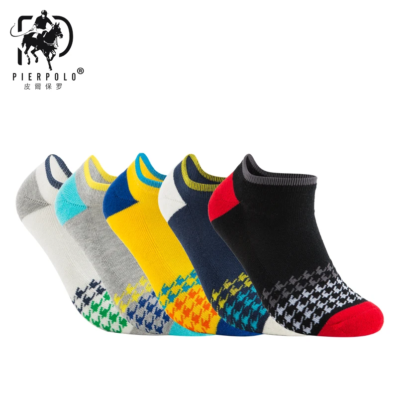 Pier Polo Новые Модные Цветные Подходящие Носки мужские повседневные носки (5