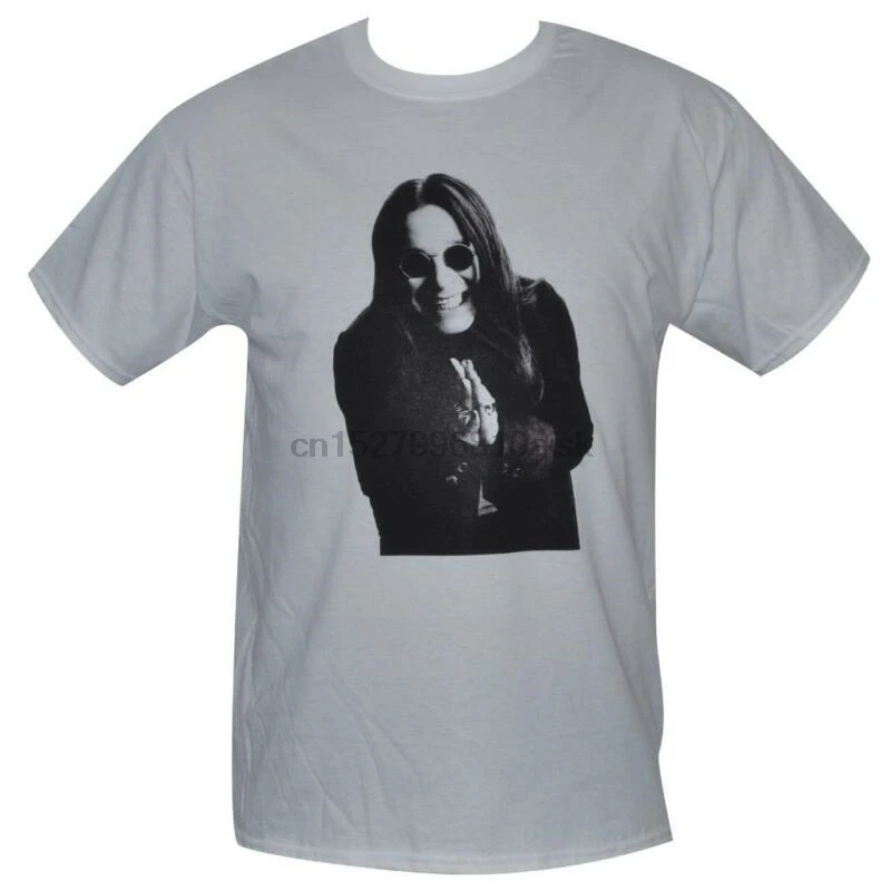 Мужская белая футболка Ozzy osborn все размеры S до 3XL черная сабаба тяжелый