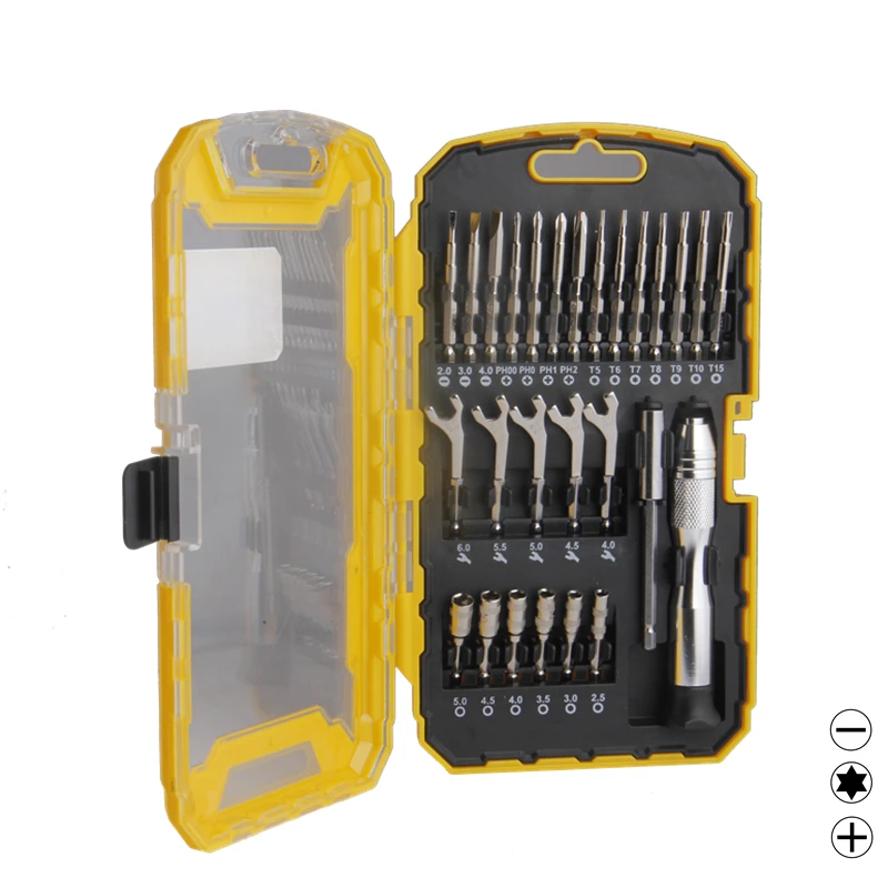 Набор прецизионных отверток 27 шт. комплект торцевых ключей с удлинителем