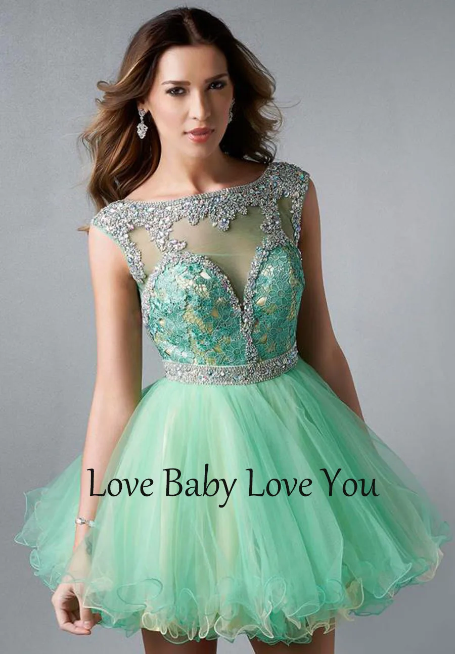 2015 Luxury Cocktail &ampHomecoming Dress Cap Sleeve Beaded Short Party Graduation | Свадьбы и торжества