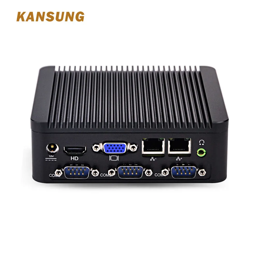 Мини-ПК Kansung Intel Celeron J1900 J1800 Windows 10 Linux HTPC тонкий клиент неттоп Wi-Fi NUC