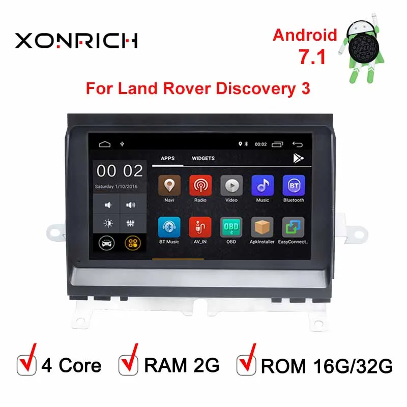 Авторадио Android 9,0 автомобильный мультимедийный плеер NAVI для Land Rover Discovery 3 LR3 L319 2004~ 2009 Радио Стерео gps навигация Wifi