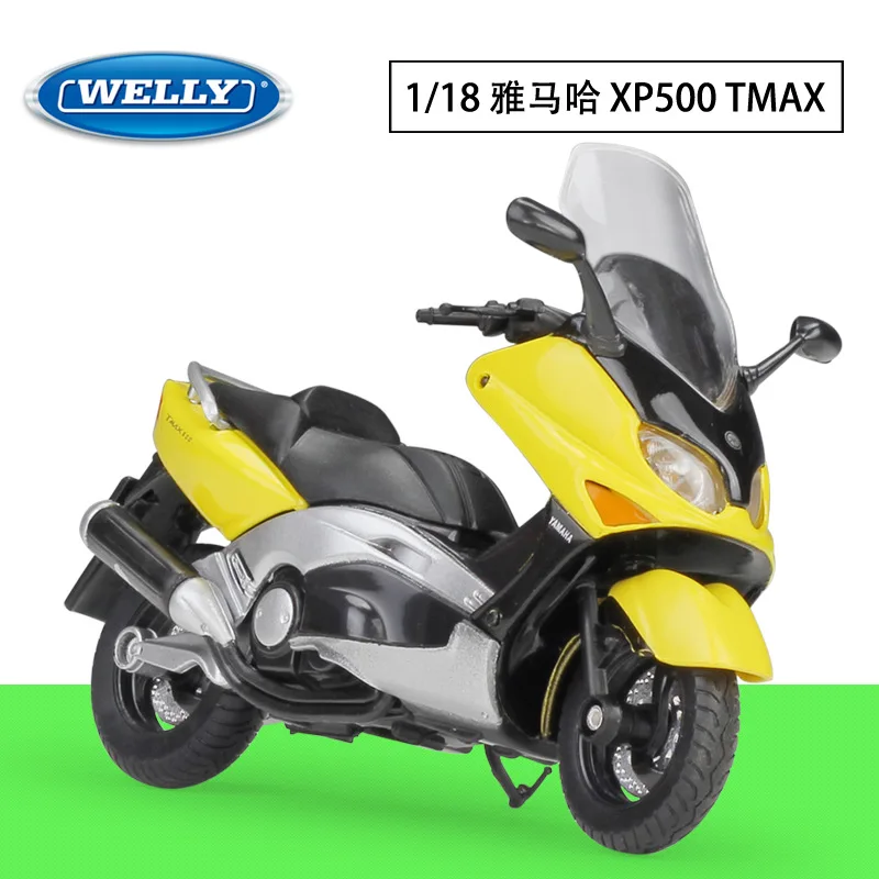 2001 XP500 TMAX 1:18 Welly Suzuki Honda Triumph Yamaha Aprilia Norton литой мотоцикл - Цвет: 2001 XP500 TMAX