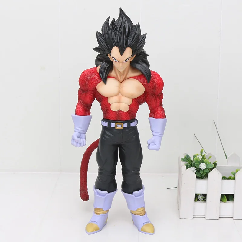 opp bag 26 см Dragon Ball Z Супер Saiyan 4 SS4 Вегета ПВХ Фигурки игрушки Dragon Ball супер - Цвет: opp bag