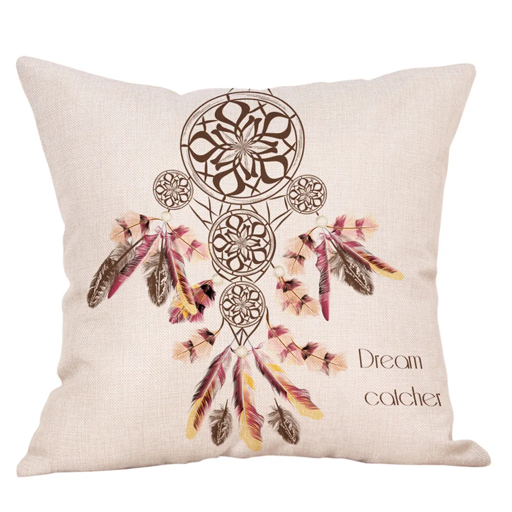 Изящная минималистическая Подушка льняная наволочка для объятий модная